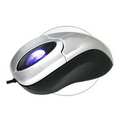 Silver/Black Plastic USB Optional Computer Mouse